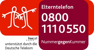Logo: Elterntelefon 0800 111 0550 Nummer gegen Kummer
