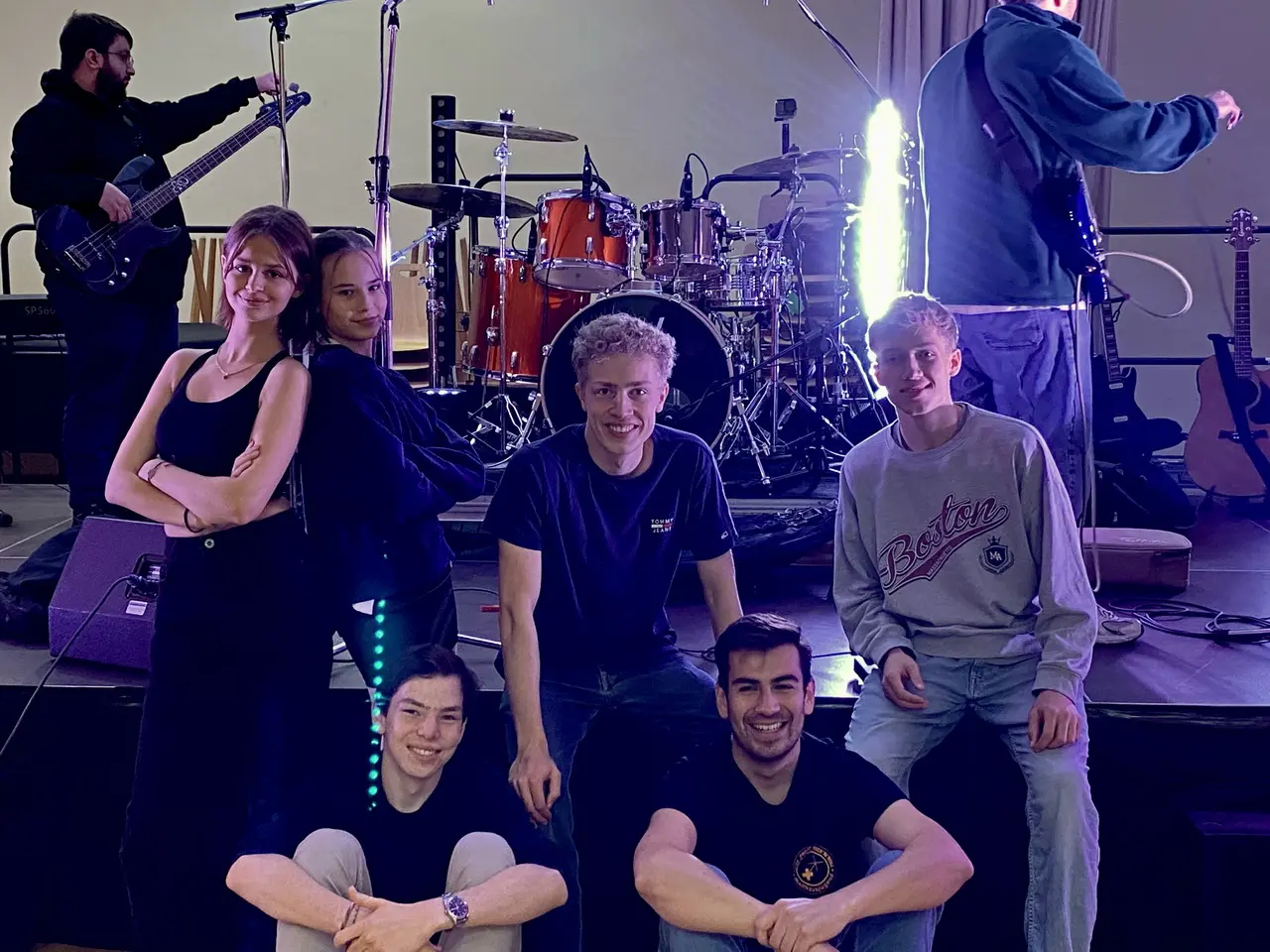 Mitglieder der Patmos-Band im Oktober 2022
