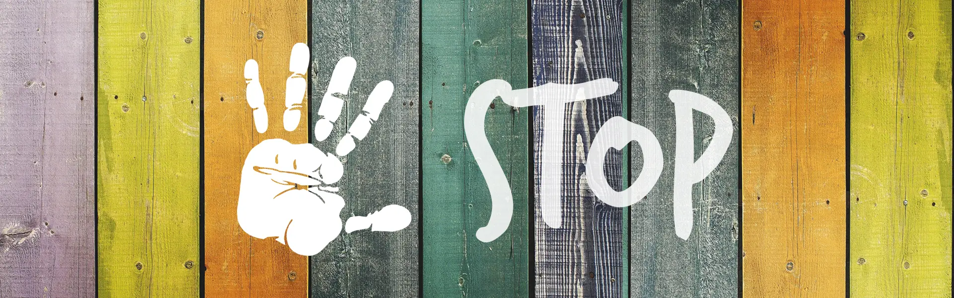 Grafik &quot;Hand und Stop&quot;