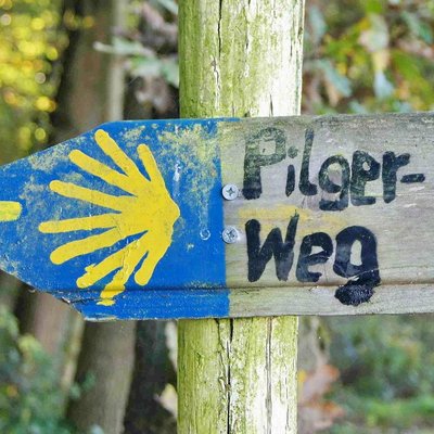 Pilgerweg-Wegweiser